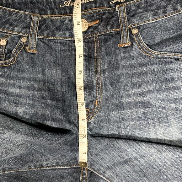 American Eagle Boy Fit Jeans Medium Wash - Size 14 - Picture 9 of 12